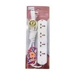سلك تمديد سيروكو 4 منافذ 2 م W1404