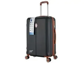 Jnry 639 Black Spinner Trolley Luggage Case, 20''
