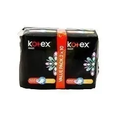 Kotex Pads Maxi Normal Wings 20s