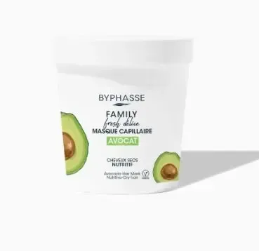 Byphasse Family Fresh Delice Avocado Hair Mask for Dry Hair, 250ml