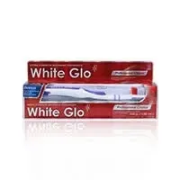 White Glo Toothbrush + Toothpaste Anti-Plaque Whitening 150g