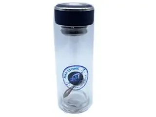 Maxstone Double Wall Glass Infuser Bottle, 280ml