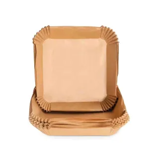 Fun Air Fryer Liner Square 16x4.5 120 Pcs