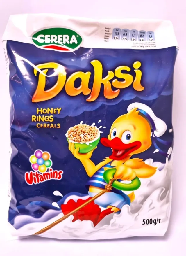 CERERA DAKSI HONEY RINGS CEREALS 500G