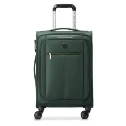 Delsey Pin Up 6 Series 4 Double Wheel Trolley - Green, 55cm
