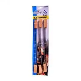 Campmate 6pc Flat Skewer Set, 6 Pieces