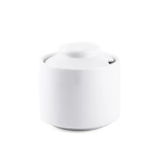 Porceletta Porcelain Ivory Sugar Pot W.Cover 3.5Inch 08-072