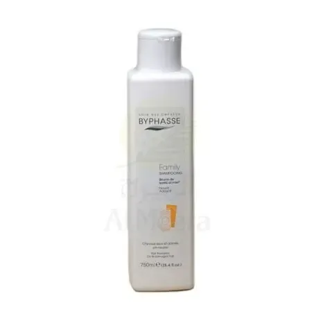 Byphasse Family Hair Shampoo Shea Butter And Honey Dry 750Ml