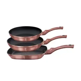 Berlingerhaus 3Pc Frypan Set I-Rose