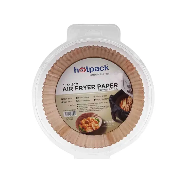Fun Air Fryer Liner Round 16x4.5 120 Pcs