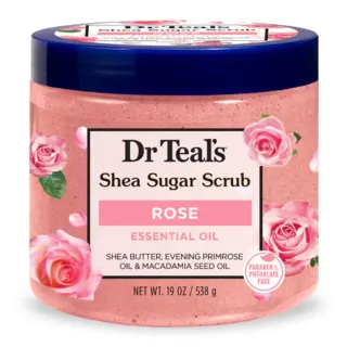 Dr. Teals Body Scrub Sugar Rose 538g