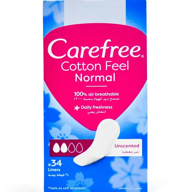 Johnson & Johnson Carefree Fresh Pantiliners 34 s