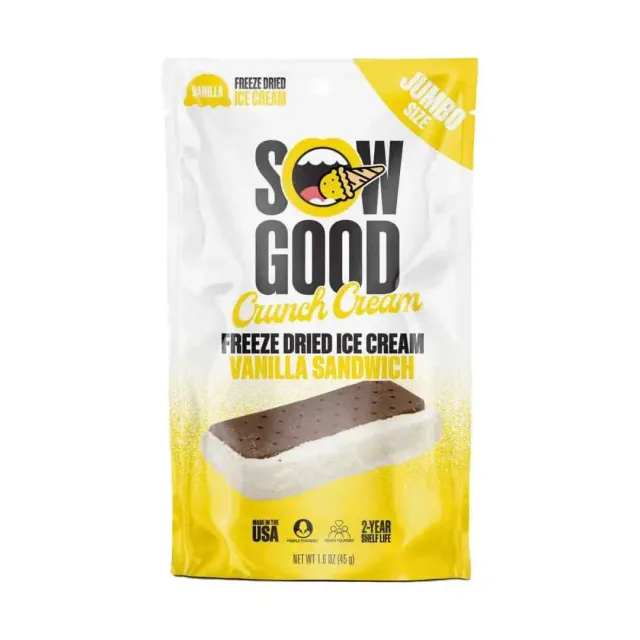Sowgood Freeze-Dried Ice Cream Vanilla 45g