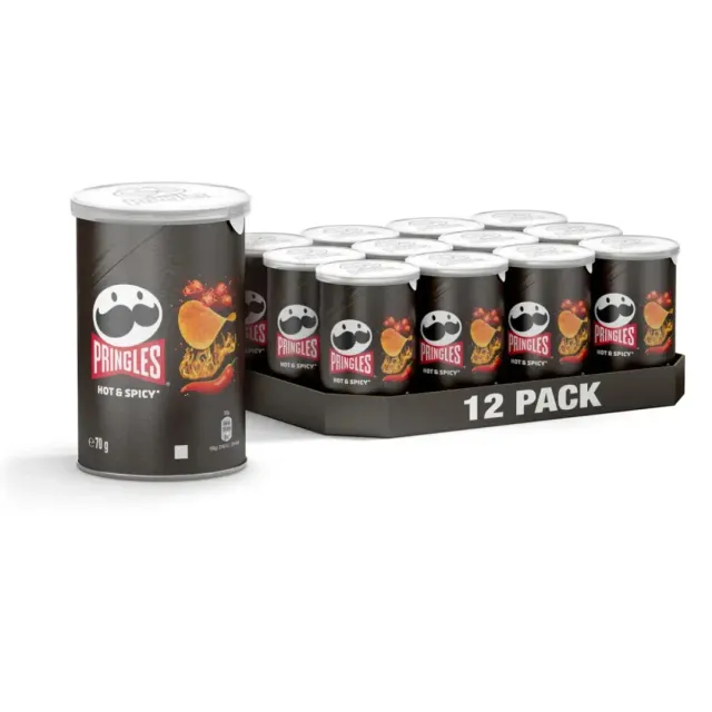 Pringles Hot & Spicy 70gx12 Pieces