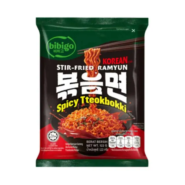 Bibigo Spicy Ramyun Tteokbokki 122g