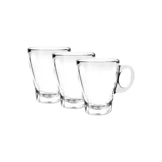 Ocean Americano Coffee Glass Mug 355Ml 3Pcs Set