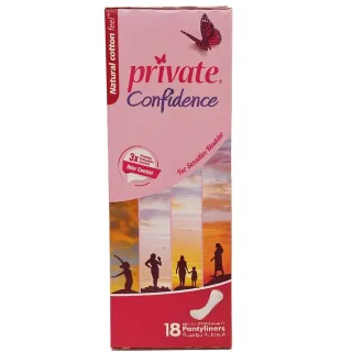 Private Confidence Daily Pantyliners 21cm 18 Pieces