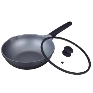 Prestige Essential Wok with Lid 28cm Black 735