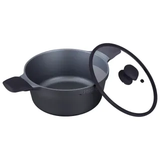 Prestige Essential Casserole 24cm with Lid Black 732