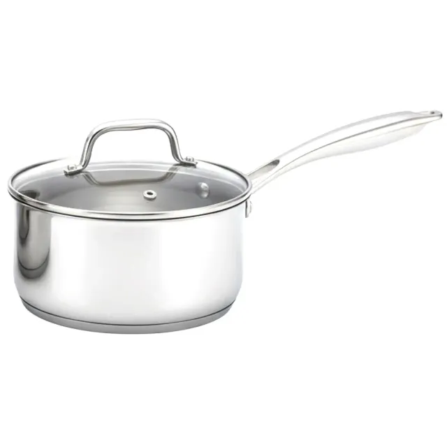 Prestige Tri-Ply Steel Stainless Sauce Pan 16cm with Lid