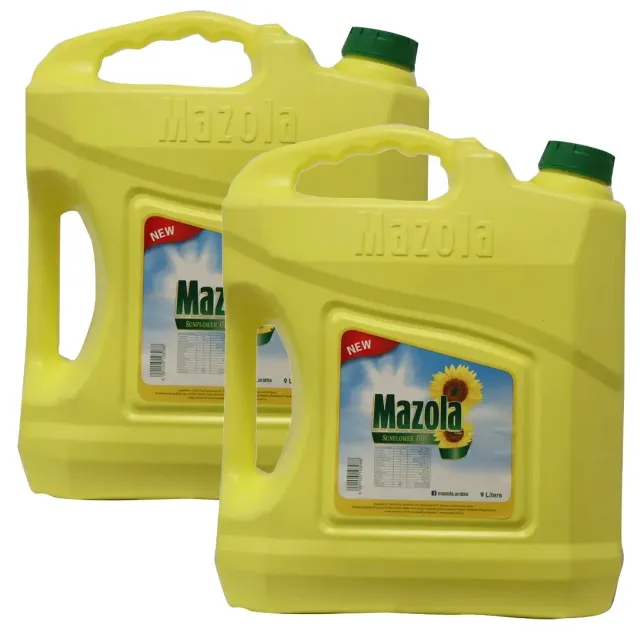 Mazola Sunflower Oil 9lx2 Pieces