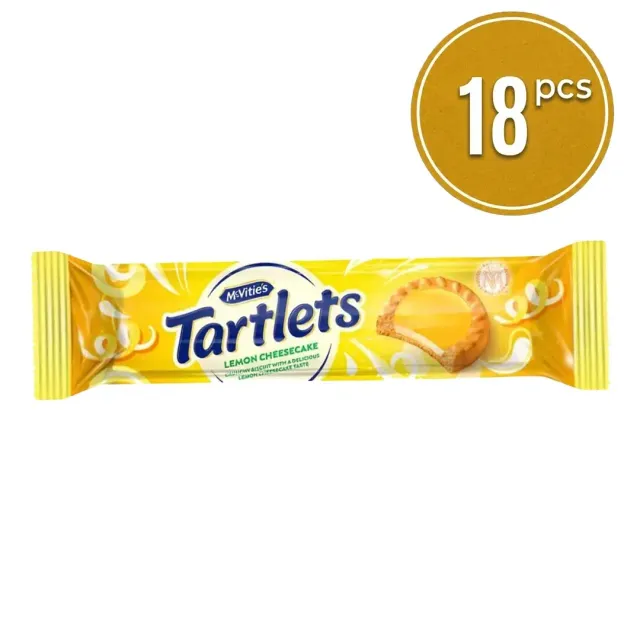 Mcvities Tartlets Lemon 100gx18 Pieces