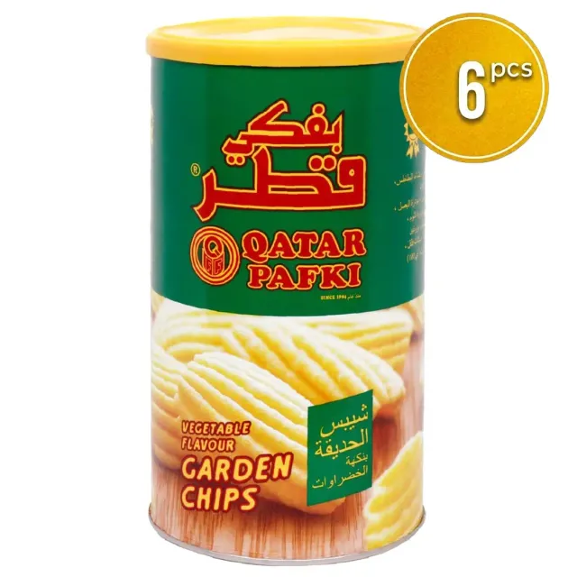 Qatar Pafki Garden Vegetables Snacks 70gx6 Pieces