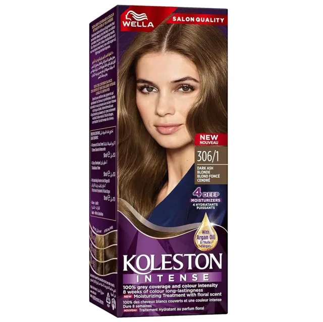 Koleston Hair Color Kit 306/1 Intense Dark Ash Blonde 1pc