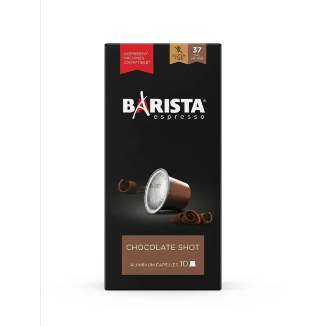 Barista Espresso Coffee Capsules Chocolate 10 Pieces 90g