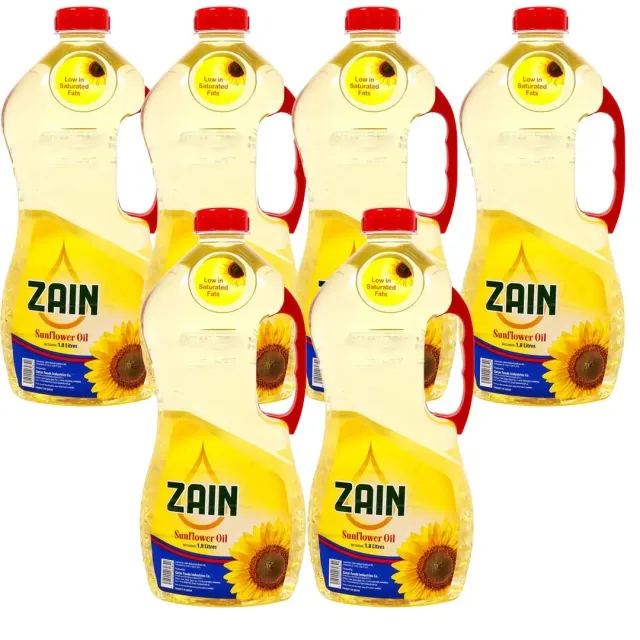 زيت عباد الشمس زين 1.8 لتر