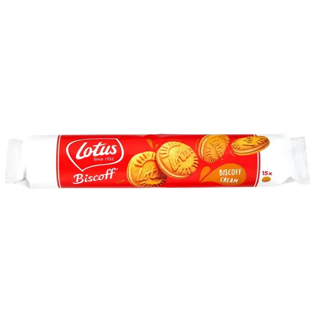 Lotus Biscoff Cream Sandwich Biscuits 150g