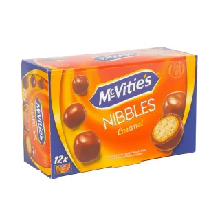 Mcvities Nibbles Milk Caramel 37gx12 Pieces