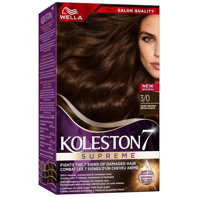 Koleston Hair Dye High Definition Black 3/0 50 ml