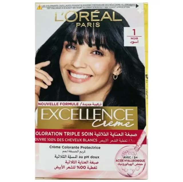 LOREAL PARIS EXC CREME BLACK1 HAIR COLOR