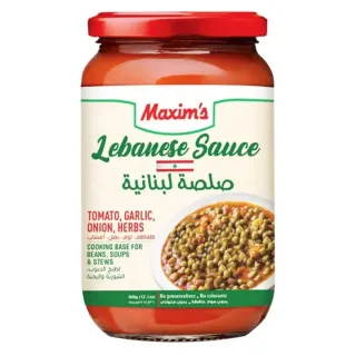 Maxims Cooking Sauce Lebanese 360 g