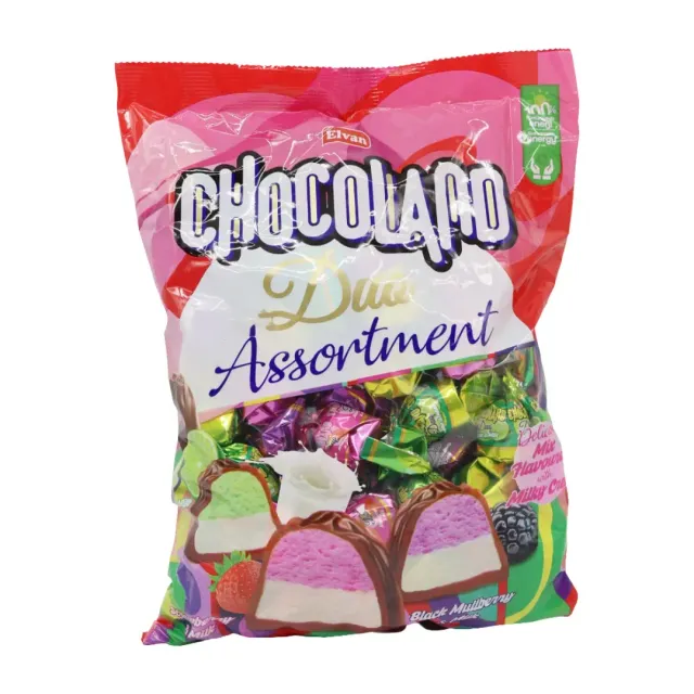 Elvan Chocoland Duo Assortment Flavor Chocolate 1Kg