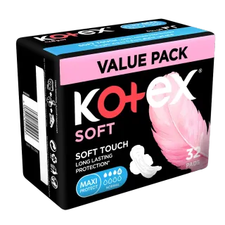 Kotex Sanitary Pads Maxi Protect Normal 32 Pads