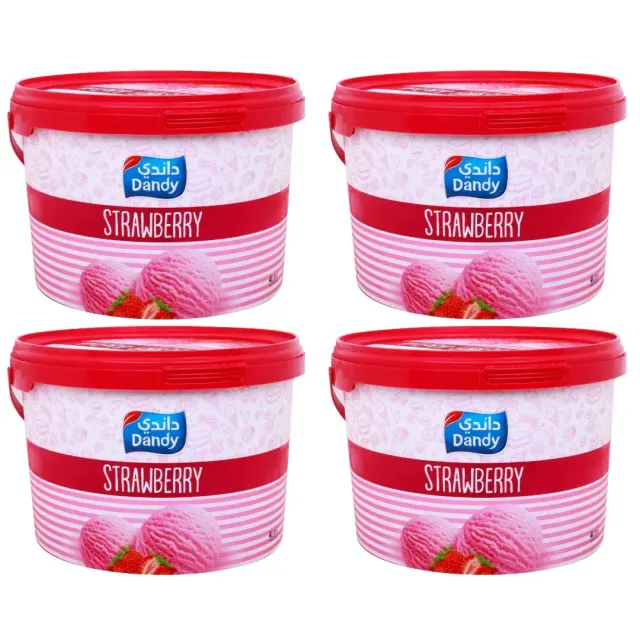 Dandy Ice Cream Strawberry 4Lx4 Pieces