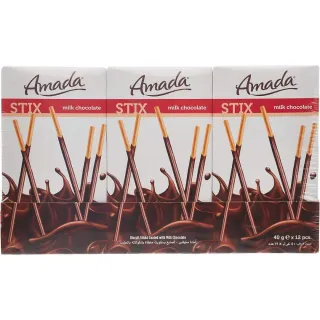 Solen Amada Stix Milk Chocolate 40gx48 Pieces