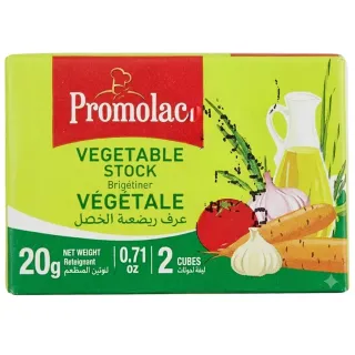 PROMOLAC VEGETABLE STOCK CUBES 20g