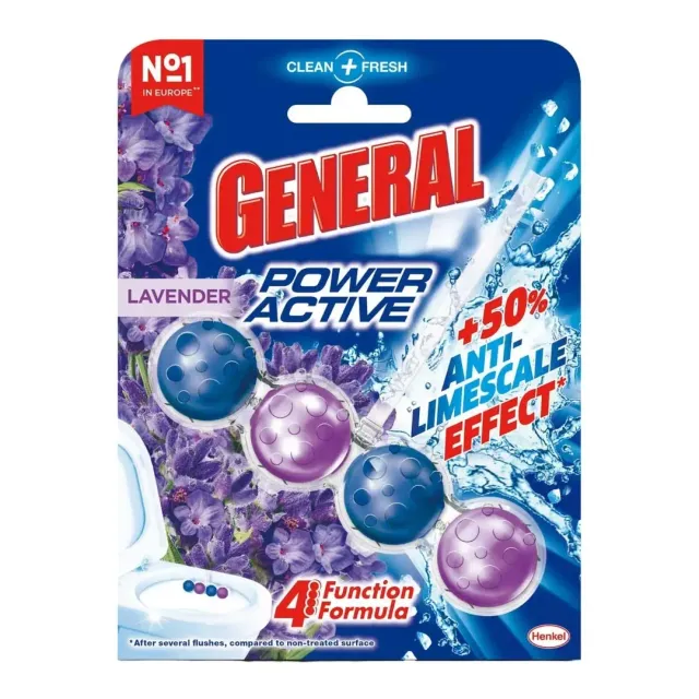 General Toilet Cleaner Power Active Lavender 50G