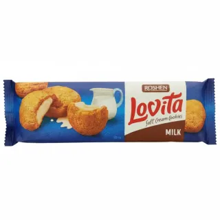 Roshen Lovita Soft Cream Cookies Milk 127g