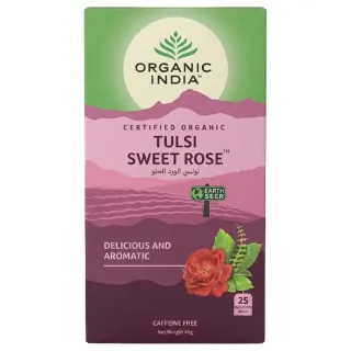 Organic Tea Bag Tulsi Sweet Rose 40g