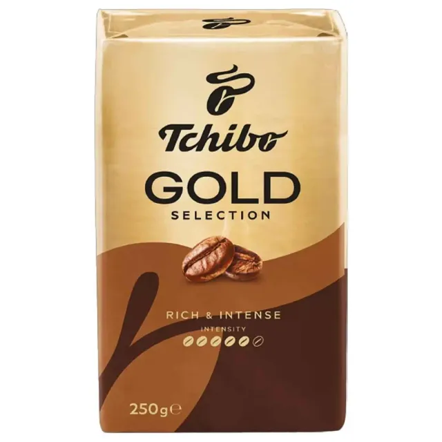 Tchibo Gold Ground Coffee Rich & Intense 250g
