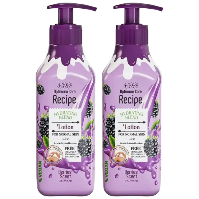 EVA Optimum Care Hydrating Blend Lotion 370mlx2 Pieces
