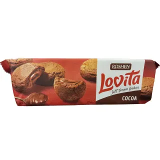 Roshen Lovita Soft Cream Cookies Cocoa 127g