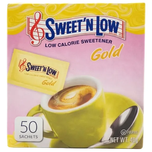 SWEET N LOW SGR SUBS GOLD 50S 40G