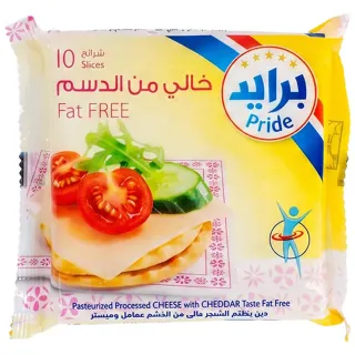 Pride Fat Free Cheese Slice 200g