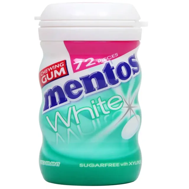 MENTOS W GUM SPEARMINT 72S