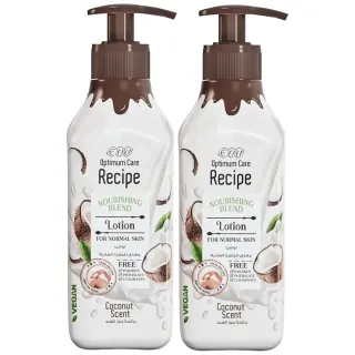 EVA Optimum Care Nourishing Blend Lotion 370mlx2 Pieces